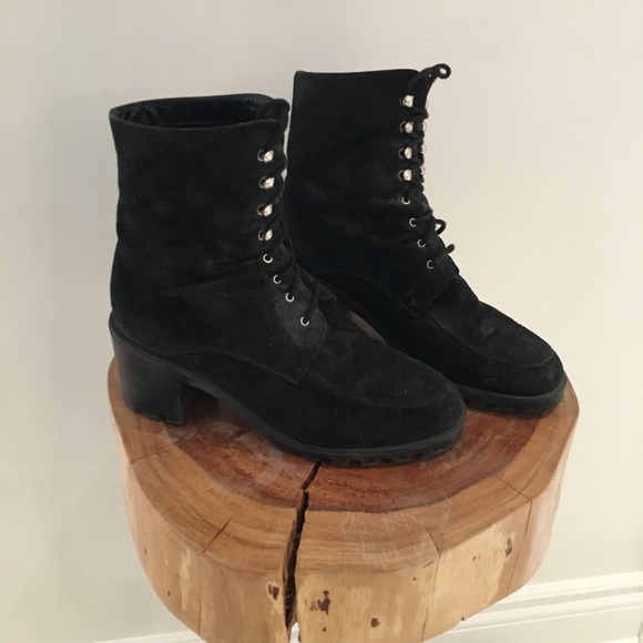 Black Heeled Booties - Picture 2 of 3